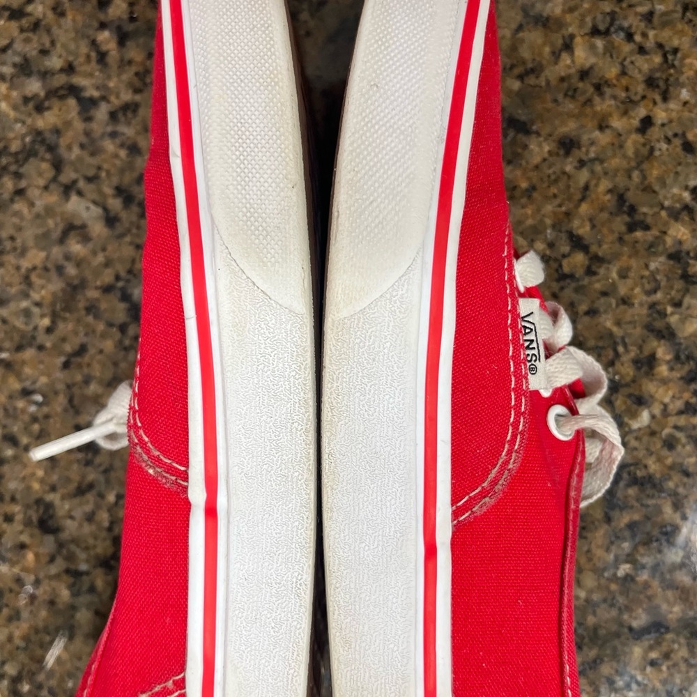 SOLD Red vans - Picture 2 of 6